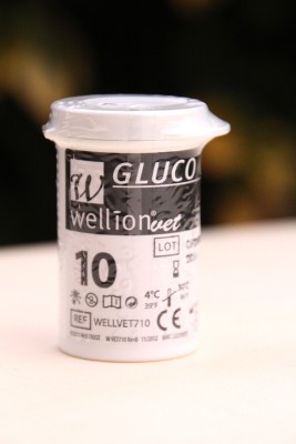 WellionVet GLUCO CALEA Blutzucker-Teststreifen für Hunde, Katzen und Pferde